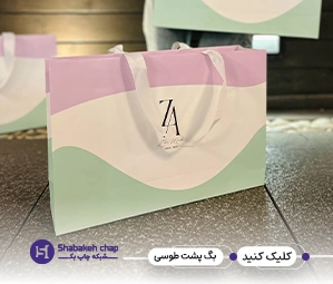 چاپ بگ پشت طوسی یا تحریر